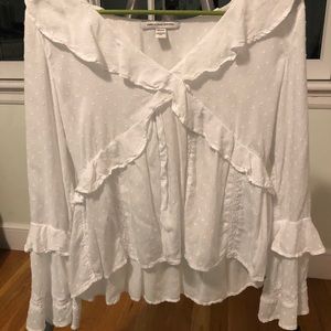 American Eagle white blouse